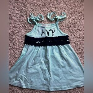 GIRLS LOLLY WOLLY DOODLE SUN TOP MONOGRAMMED WITH “AWG” SIZE 2/3 NWT